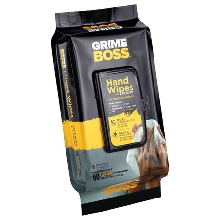 GRIMEBOSS Cleaning Wipes, 98 in L, 82 in W, Citrus M956S8X